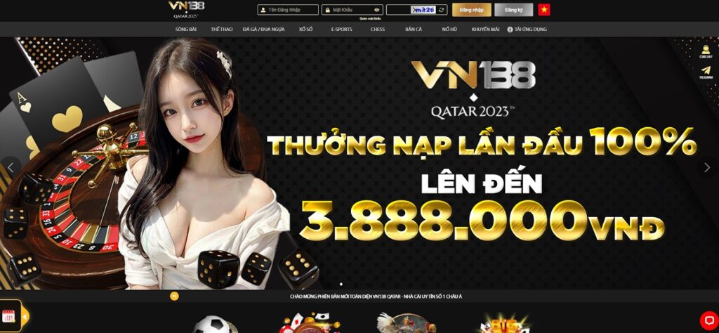 VN138 là địa chỉ được nhiều cược thủ đề cử là nhà cái chất lượng tại Việt Nam