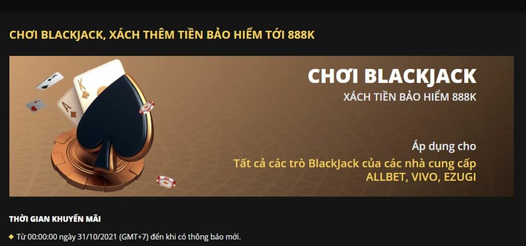 uu dai choi blackjack 11bet xac tien bao hiem len toi 888k