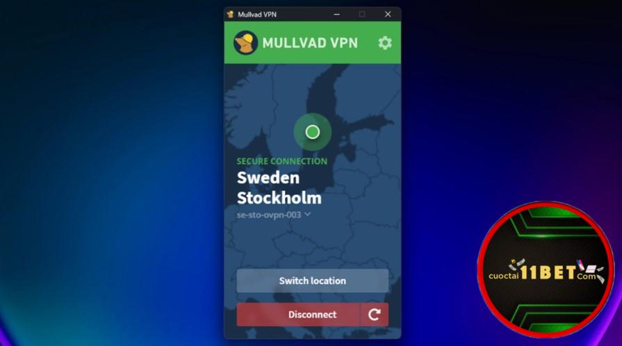 Tải phần mềm Mullvad VPN về thiết bị